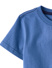 Boys Embroidered Crab Top - Driftwood Bay