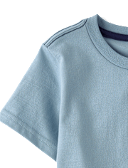 Boys Embroidered Shark Top - Driftwood Bay