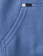 Kids Applique USA French Terry Hoodie - Nantucket Charm