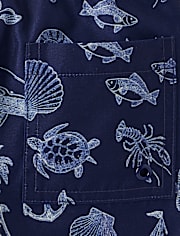 Boys Sea Creature Swim Trunks - Swim Shop