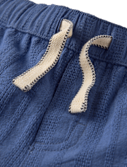 Boys Textured Pull On Shorts - Driftwood Bay