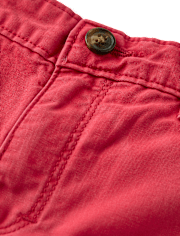 Boys Twill Chino Shorts - Nantucket Charm