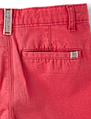 Boys Twill Chino Shorts - Nantucket Charm