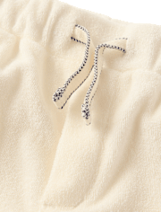 Boys Contrast Terry Pull On Shorts - Nantucket Charm