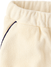 Boys Contrast Terry Pull On Shorts - Nantucket Charm