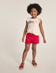 Girls Bow Sandals - Nantucket Charm