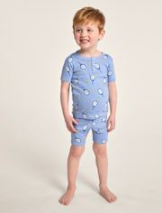 Boys Tennis Snug Fit Cotton Henley Pajamas - Gymmies
