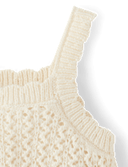 Baby Girls Crochet Applique Fruit Romper - Amalfi Coast