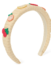Girls Raffia Fruit Headband - Amalfi Coast