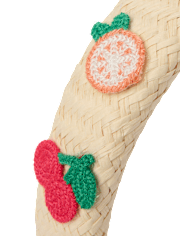 Girls Raffia Fruit Headband - Amalfi Coast