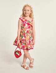 Girls Raffia Strawberry Bag - Amalfi Coast