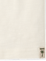 Boys Embroidered Turtle Top - Amalfi Coast