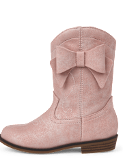 Girls Bow Cowgirl Boots - Nantucket Charm