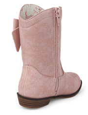 Girls Bow Cowgirl Boots - Nantucket Charm