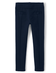 Girls Bow Ponte Jeggings 2-Pack - Uniform