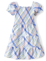 Girls Matching Family Plaid 2-Piece Outfit Set - Spring Celebrations
