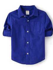 Conjunto de 2 piezas de camisa con botones y pantalones sin cierres para papá y yo para niños - Lino