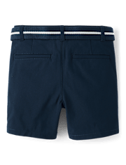 Boys Quick Dry Chino Shorts 2-Pack - Uniform