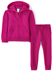 Girls Fleece 2-Piece Outfit Set - Uniform