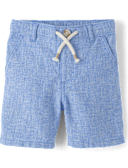 Kids Linen-Blend 2-Piece Outfit Set