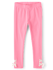 Girls Lace Up Leggings 3-Pack - Little Essentials