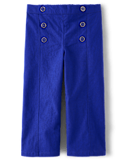 Girls Vacation Linen-Blend 2-Piece Outfit Set - Italian Riviera