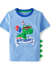 Boys Embroidered Dino 3-Piece Outfit Set - Birthday Boutique
