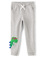 Boys Embroidered Dino 3-Piece Outfit Set - Birthday Boutique