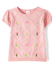 Girls Floral 2-Piece Outfit Set - Blushing Blooms