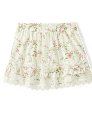 Girls Floral 2-Piece Outfit Set - Blushing Blooms