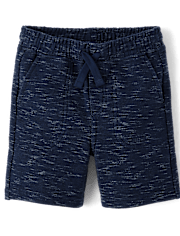 Boys French Terry Pull On Shorts 5-Pack - Little Essentials