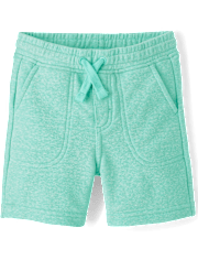 Boys French Terry Pull On Shorts 5-Pack - Little Essentials