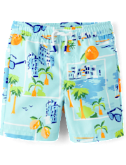 Boys Striped Travel 2-Piece Swimsuit - Swim