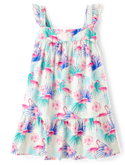 Girls Flamingo 2-Piece Swim Set - Swim