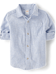 Boys Striped 2-Piece Outfit Set - American Cutie