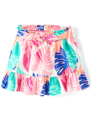 Girls Embroidered Turtle 2-Piece Outfit Set - Seaside Palms