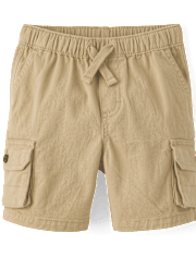 Boys Pull On Cargo Shorts 2-Pack - Little Essentials