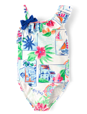 Girls Vacation 2-Piece Swim Set - Swim