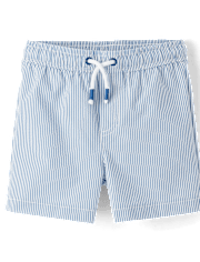 Boys Seersucker 2-Piece Swim Set - Swim
