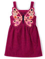 Girls Applique Butterfly 2-Piece Outfit Set - Fall Celebrations