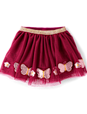 Girls Sequin Butterfly 2-Piece Outfit Set - Fall Celebrations