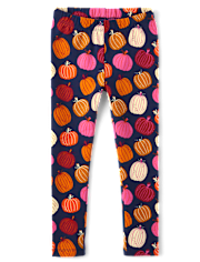 Girls Pumpkin 2-Piece Outfit Set - Fall Celebrations