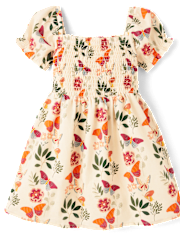 Girls Crochet Floral 2-Piece Outfit Set - Fall Celebrations