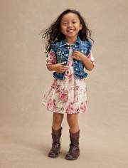 Girls Floral 2-Piece Outfit Set - Highland Hills
