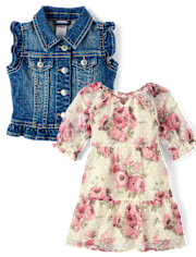 Girls Floral 2-Piece Outfit Set - Highland Hills