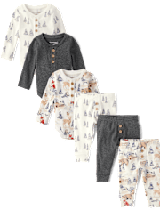 Baby Boys Forest 6-Piece Outfit Set - Homegrown by Gymboree
