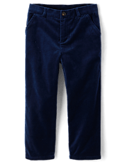 Boys Plaid Poplin Button Up Shirt 2-Piece Outfit Set - Royal Christmas