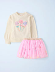 Girls Embroidered Lollipop 2-Piece Outfit Set - New York City Ballet by GYMBOREE