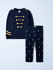 Boys Embroidered Nutcracker 2-Piece Outfit Set - New York City Ballet by GYMBOREE