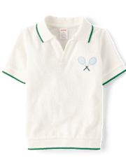 Boys Embroidered Sports 2-Piece Outfit Set - Club House